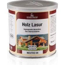 Borma Wachs Holz Lasur (Wood Stain) - Solvent Bazlı Verniksiz Ön Korumalı Ahşap Boyası