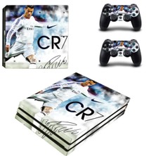 Kt Grup Cristiano Ronaldo Playstation 4 Pro Full  Sticker Kaplamalar