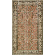 Sempati Halı Etnik Desenli El Dokuma Halı Alev Turuncusu 147×258 cm – 9883