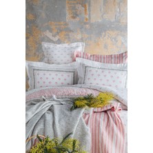 Apricitas Home Florantine Blush Çift Kişilik %100 Pamuk Nevresim Takımı ve Battaniye-Yatak Örtüsü Seti