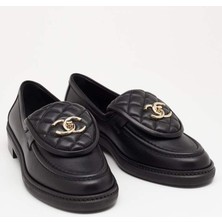 Passionis Ayakkab - Chanel Loafer -Kadın Klasik Ayakkabı