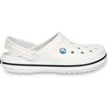 Crocs Kadın Crocband Terlik 11016 Düz Topuklu Beyaz Konforlu Kullanım İçin Tasarlandı