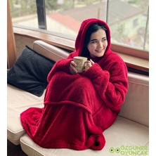 Ayıcı Oyuncak Welsoft Peluş Polar Giyilebilir Battaniye Pijama