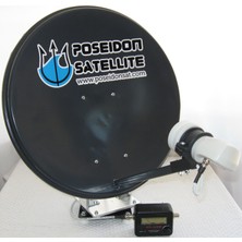 Poseidon 40cm Portatif Uydu Anten Seti -Tak Çalıştır-