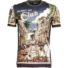 Dolce & Gabbana Dolce&gabbana Reggello Outlet Palermo City Print T-Shirt G8HC7THP