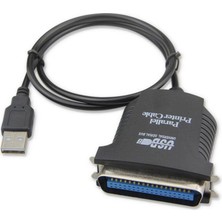 Kanisti USB 2.0 To 1284 Prınter Kablo 1.5 Metre (Usb-Lpt)