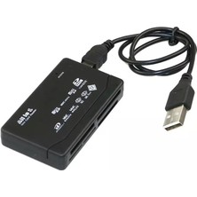 Kanisti USB 2.0 Sd-Mmc-Mıcro Sd 4ın1 Çoklu Kart Okuyucu