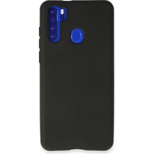 Kılıfmania Reeder P13 Blue Max ile Uyumlu Kapak Mat Siyah Yumuşak Silikon Kılıf