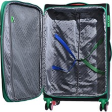 Benetton 14bnt2100-01-s Trolley 70 Cm Siyah Büyük Boy Valiz