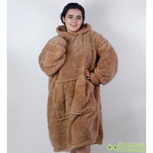 Ayıcı Oyuncak Welsoft Peluş Polar Giyilebilir Battaniye Pijama