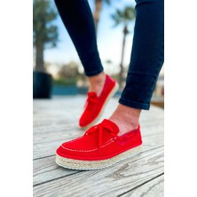 Shoecide SHCH311 Espadril Erkek Ayakkabı Kırmızı