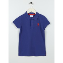 U.S. Polo Assn. Düz Mavi Erkek Çocuk T-Shirt TP01IY023