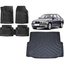 Team Car Bmw 3 Serisi E46 1998 Model 3D Bagaj Havuzu+3d Havuzlu Paspas