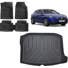 Team Car Seat Leon 2021 Model 3D Bagaj Havuzu+3d Havuzlu Paspas