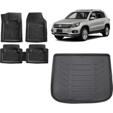 Team Car Volkswagen Tiguan 2015 Model 3D Bagaj Havuzu+3d Havuzlu Paspas