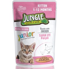 Jungle Yavru Kedi Tavuklu  100 gr Pouch