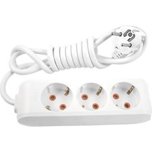 EC Shop Grup 5 Metre Topraklı Üçlü Priz Üçlü Priz 5 Metre Üçlü Priz 5 Metre