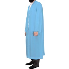 Ihya Ihya Ince Namaz Cübbesi Kırışmayan Özel Kumaş Açık Mavi