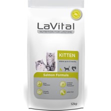 La Vital  Kitten Somonlu Yavru Kedi Maması 12 kg