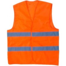 Yeğinoğlu Reflektörlü Ikaz Yeleği Renk Turuncu