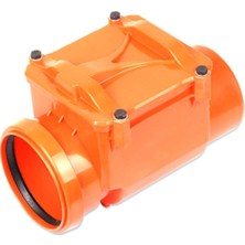 Luxwares Plastik Atık Pis Su Çekvalf Klapeli 125MM
