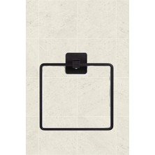 Kitchen Store Kare Yapışkanlı Siyah Kare Havluluk