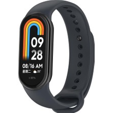 Xiaomi Mi Band 8 Mi Band 9 Uyumlu Akıllı Bileklik Silikon Kordon Kayış