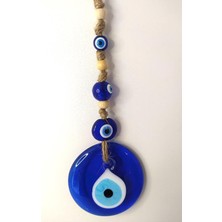 HD Marketim Cam Nazar Kötü Göz Kovucu Hand Made Ağaç Duvar Dekorasyonu Hasır Nazarlık Duvar Ağaç Ev Süsü