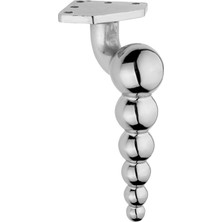 Koldoor Mobilya Galaxy Krom Koltuk Ayağı Chester Komidin Tv Ünitesi Ayağı 16 cm 4 Adet