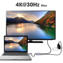 Foxyn Fxn-31 Samsung Dex Apple 3in1 Type-C Çevirici Adaptör Hub: Hdmı, USB 3.0 Şarj