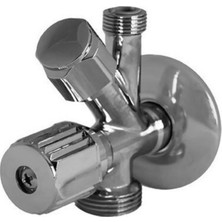 EC Shop Hay Armatür Çiftli Çatallı Çamaşır Makinesi Ara Taharet Musluk Çift Çatallı