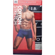 Tommy Hılfıger Cotton Stretch Erkek 3 Lü Boxer 09T4225-966