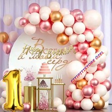 Çıtı Pıtı Store Çıtıpıtıstore 1 Yaş Garland Kemer Balonlar