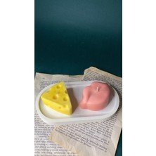 Yeyu Candles Cheese And Lip Candle Soywax (Kokulu Mum Set)