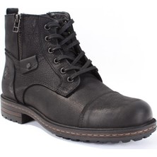 Hammer Jack 10217400 Siyah Ortopedik Günlük Erkek Deri Bot