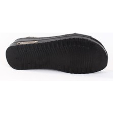 Dagoster DZA37-3031 Siyah Günlük Ortopedik Kadın Sandalet