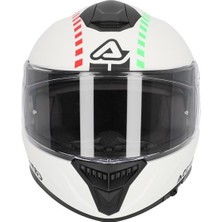 Acerbis Krapon 22-06 Kask Beyaz Yeşil