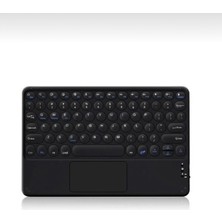 Alfa MEC Apple iPad Pro 12.9 2015 A1584 A1652 Uyumlu Bluetooth Klavye Touchpad Slim Kablosuz Wifi Q Klavye