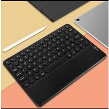 Alfa MEC iPad Pro 11 2018 A2013 A1934 A1980 Uyumlu Bluetooth Klavye Touchpad Slim Kablosuz Wifi Q Klavye
