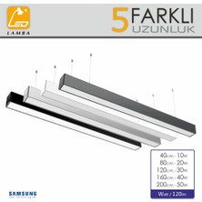 Lambaled Lineer LED Sarkıt 40CM 10W 3000K Günışığı