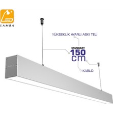 Lambaled Lineer LED Sarkıt 160CM 40W 4000K Doğal Işık