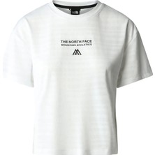 The North Face Mountain Athletics Kadın Beyaz Bisiklet Yaka Tişört