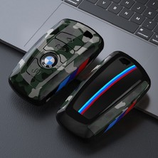 İdeal Aksesuar Bmw Anahtarlık Askeri Desen Şık Tasarım Kumanda Kabı Bmw Keychain White Stylish Design Control Case