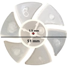 Populer Cvs DN7021 Mimas Saç Kurutma Makinesi Pervanesi 6 Kanat Uyumlu