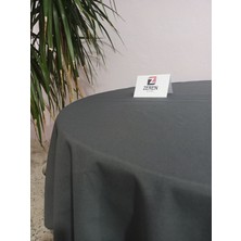 Zeren Home Sıvıya Dayanıklı Yuvarlak Dertsiz Masa Örtüsü