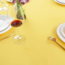 Zeren Home Sıvıya Dayanıklı Yuvarlak Dertsiz Masa Örtüsü