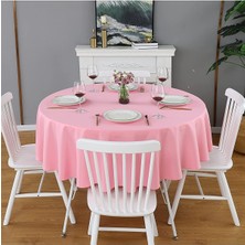 Zeren Home Sıvıya Dayanıklı Yuvarlak Dertsiz Masa Örtüsü