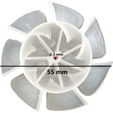 Populer Saç Kurutma Makinesi Pervanesi 7 Kanat (55 Mm) Uyumlu