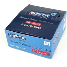 Gıpta 0.9 mm 2b 60 mm Uç 12 'li Tüpte (24 Tüp-1 Paket)