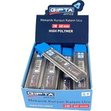 Gıpta 0.9 mm 2b 60 mm Uç 12 'li Tüpte (24 Tüp-1 Paket)